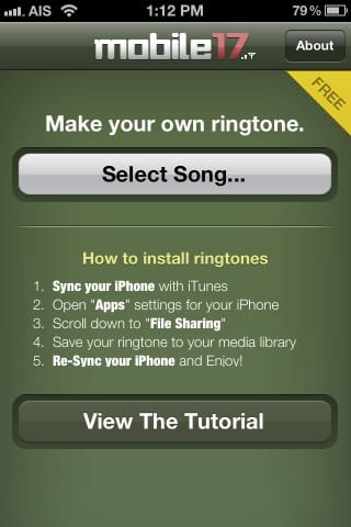 วิธีทำ Ringtone iphone ด้วย App Mobile 17 27