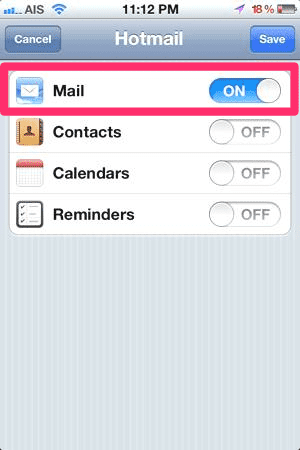 วิธีการตั้งค่า email ใน iphone ipad 20
