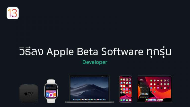 วิธีลง ios13